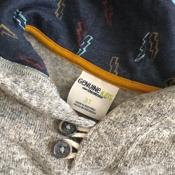 BOYS HOODED SWEATER 3T - Picture 6 of 6